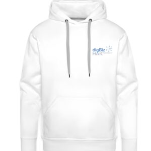 digBiz-Pulli | Druck | weiß